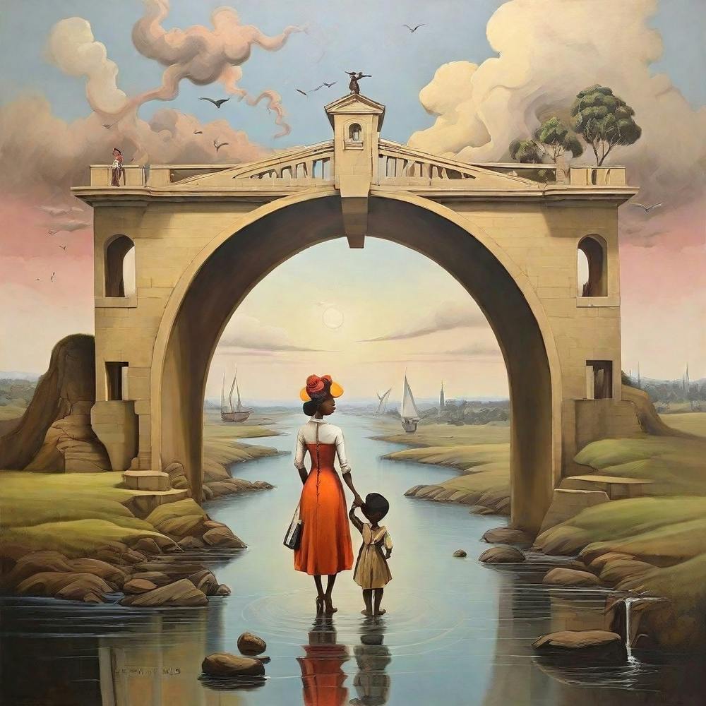 river in the live bridge