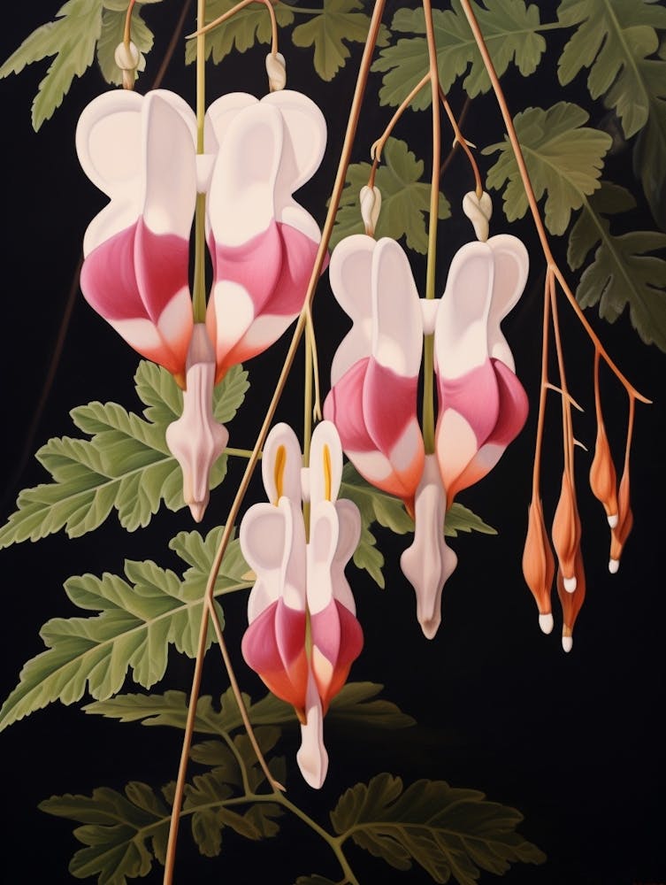 Flower Illustration Bleeding Heart Flower 3