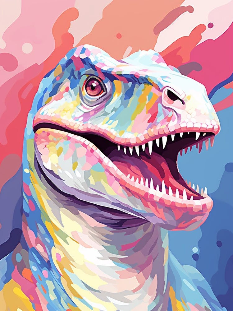 Colourful Dinosaur Suchomimus 4