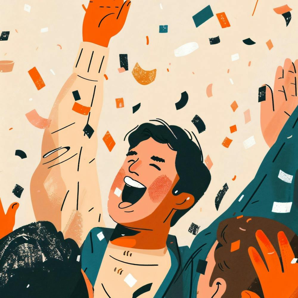 Illustration Of Confetti