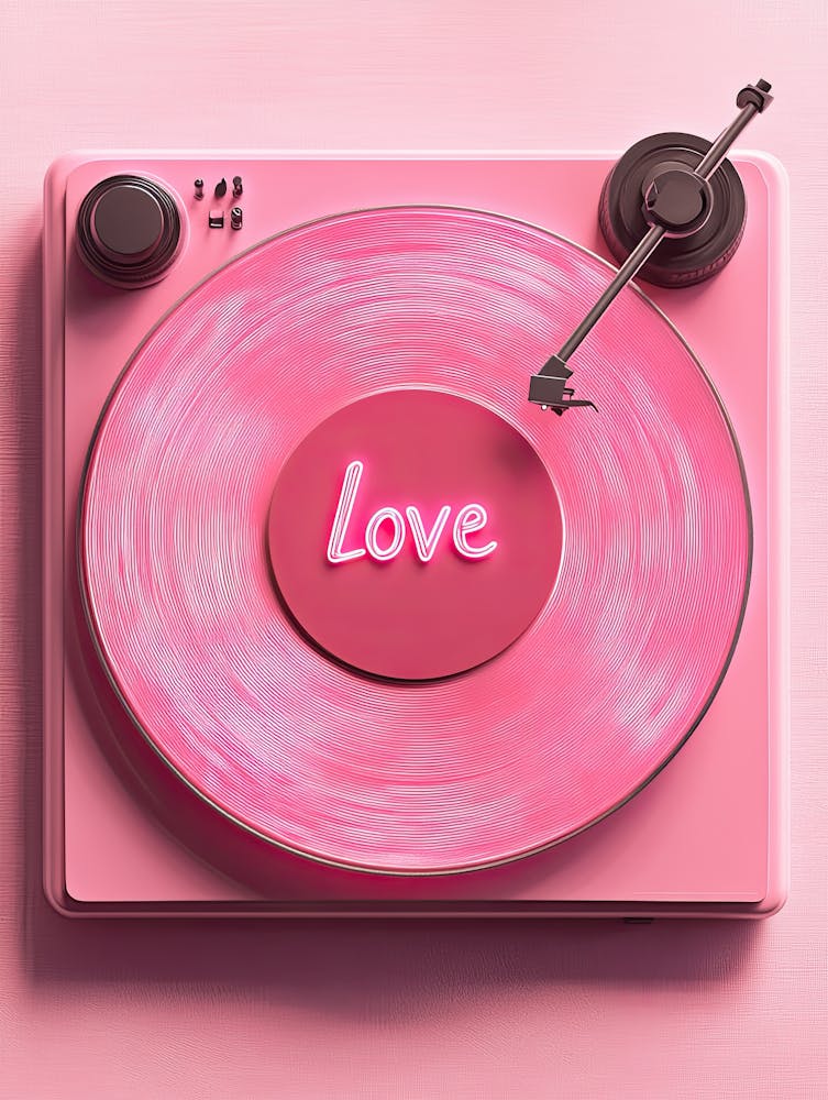 Melodic Love Vinyl Poster
