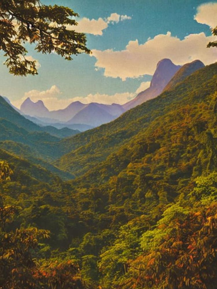 Andasibe Vintage Poster