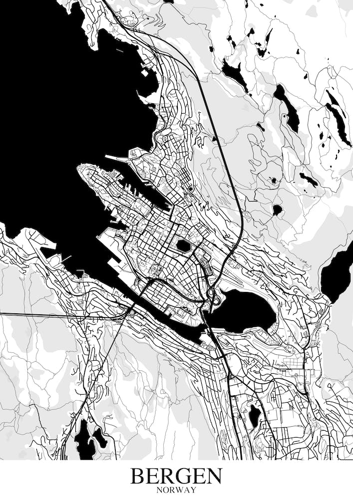 Bergen White Black