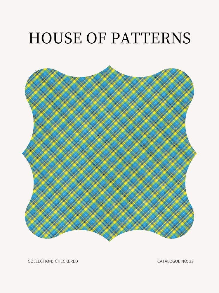 Checkered Pattern Poster 34