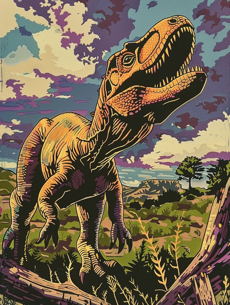 Nature Science Center Austin Texas Colourful Blockprint 2