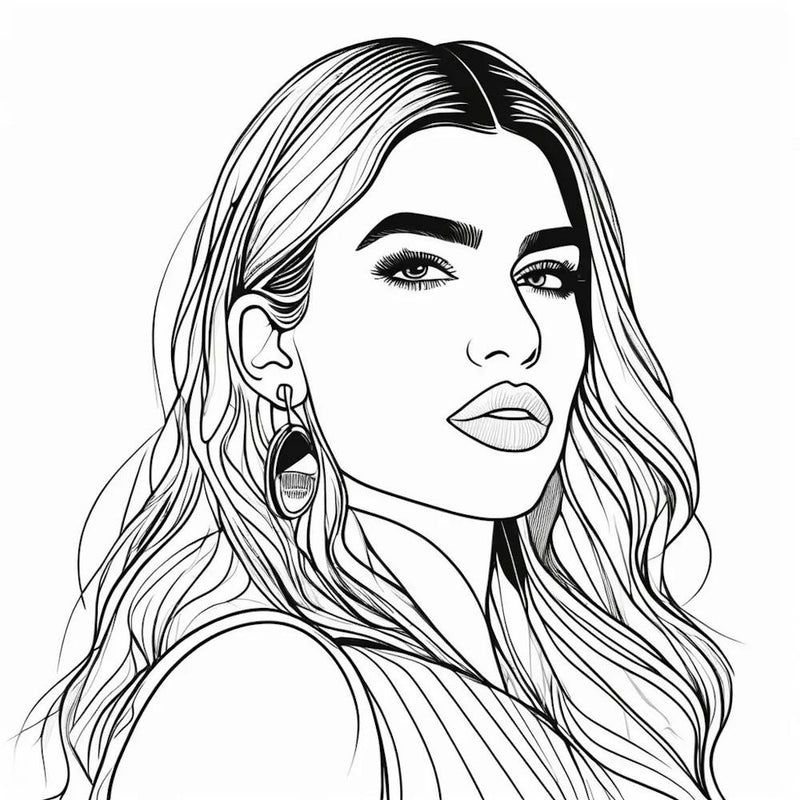 Portrait of dua lupa 1