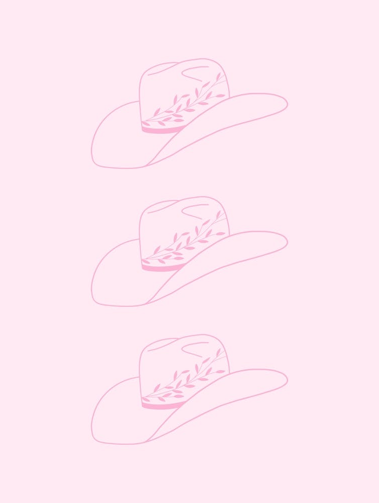 Cowboy Hats - Pink