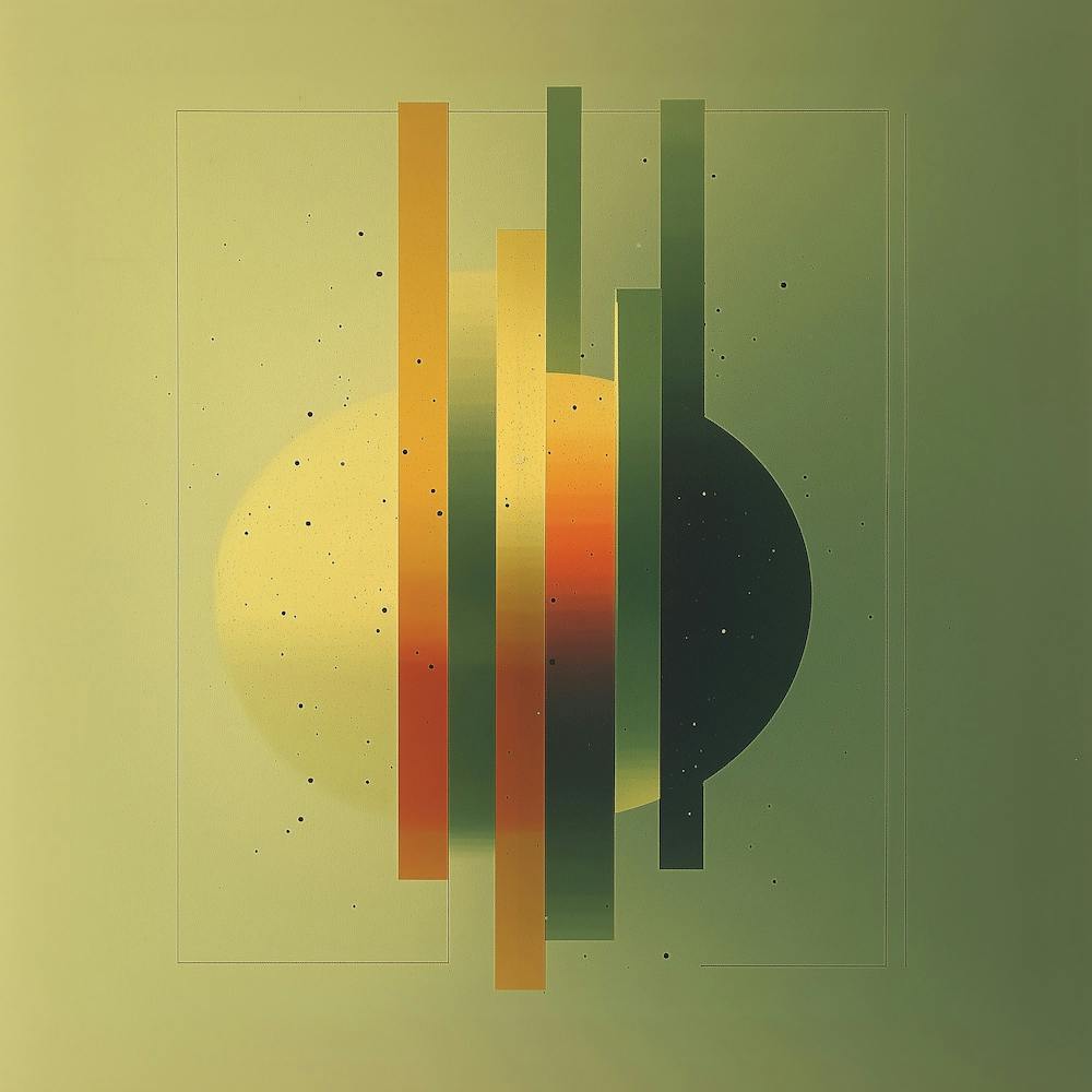 abstract geometric retro modern illustration 1