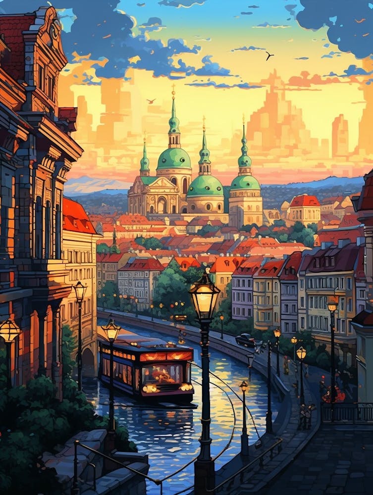 Prague Pixel Art 2