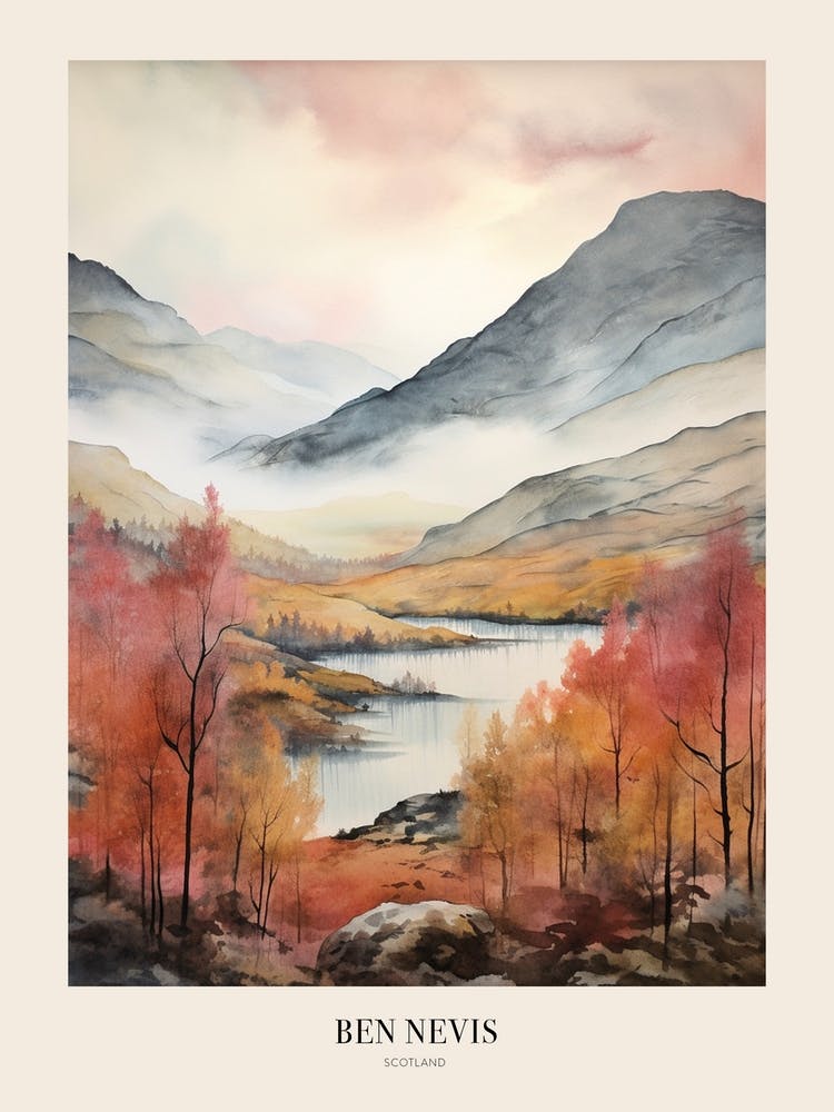 Ben Nevis Scotland Uk Trail Poster
