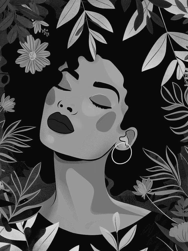 Black And White Painting 45