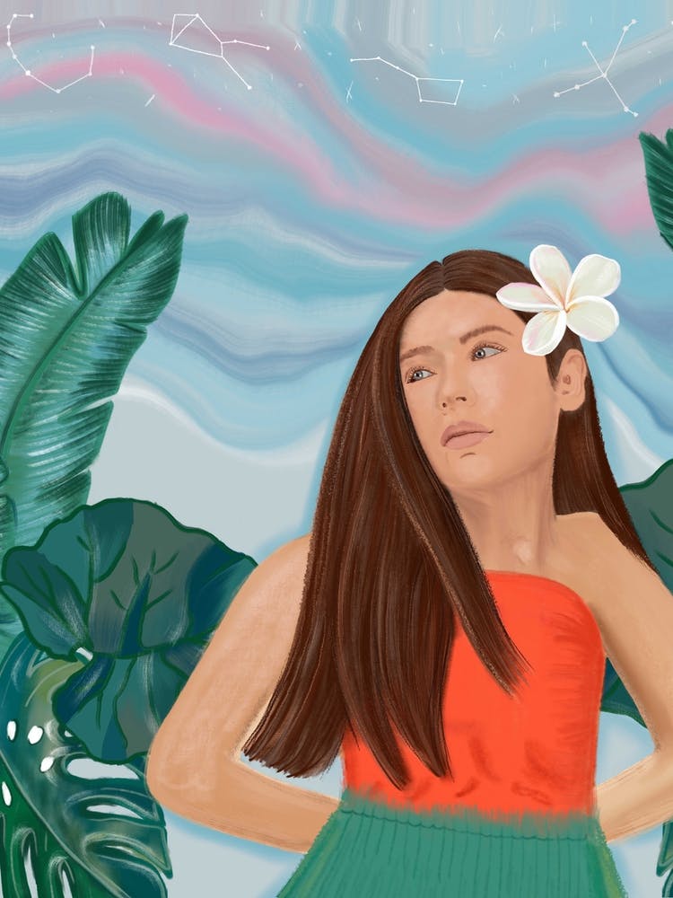 Hula Dancer Tropical