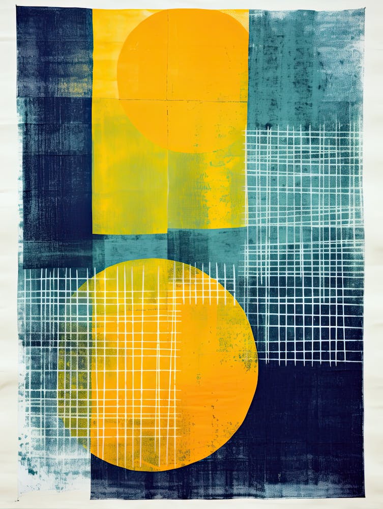 Neon Horizon Futuristic Waveform Art