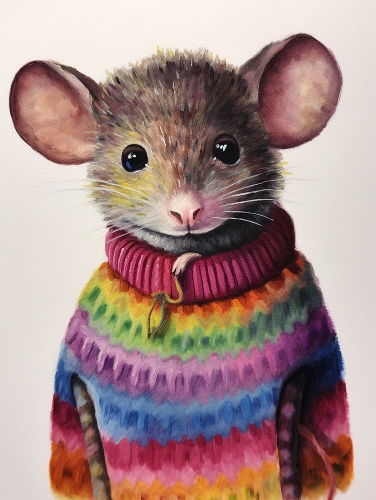 Musaraigne, Bébé Animal en Pull