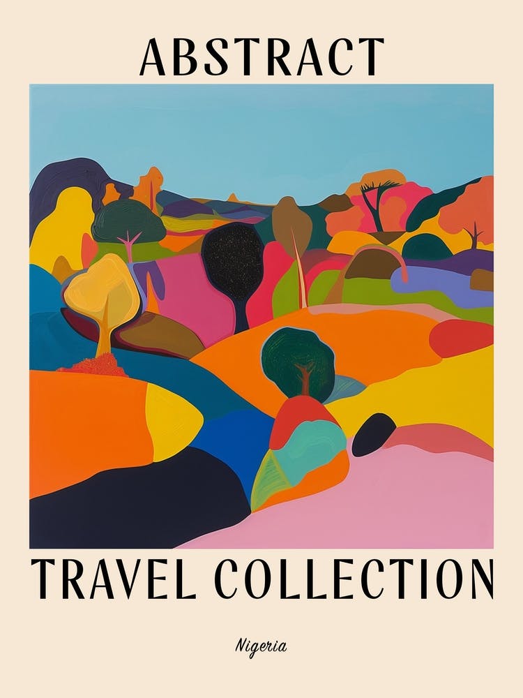 Abstract Travel Collection Poster Nigeria 3
