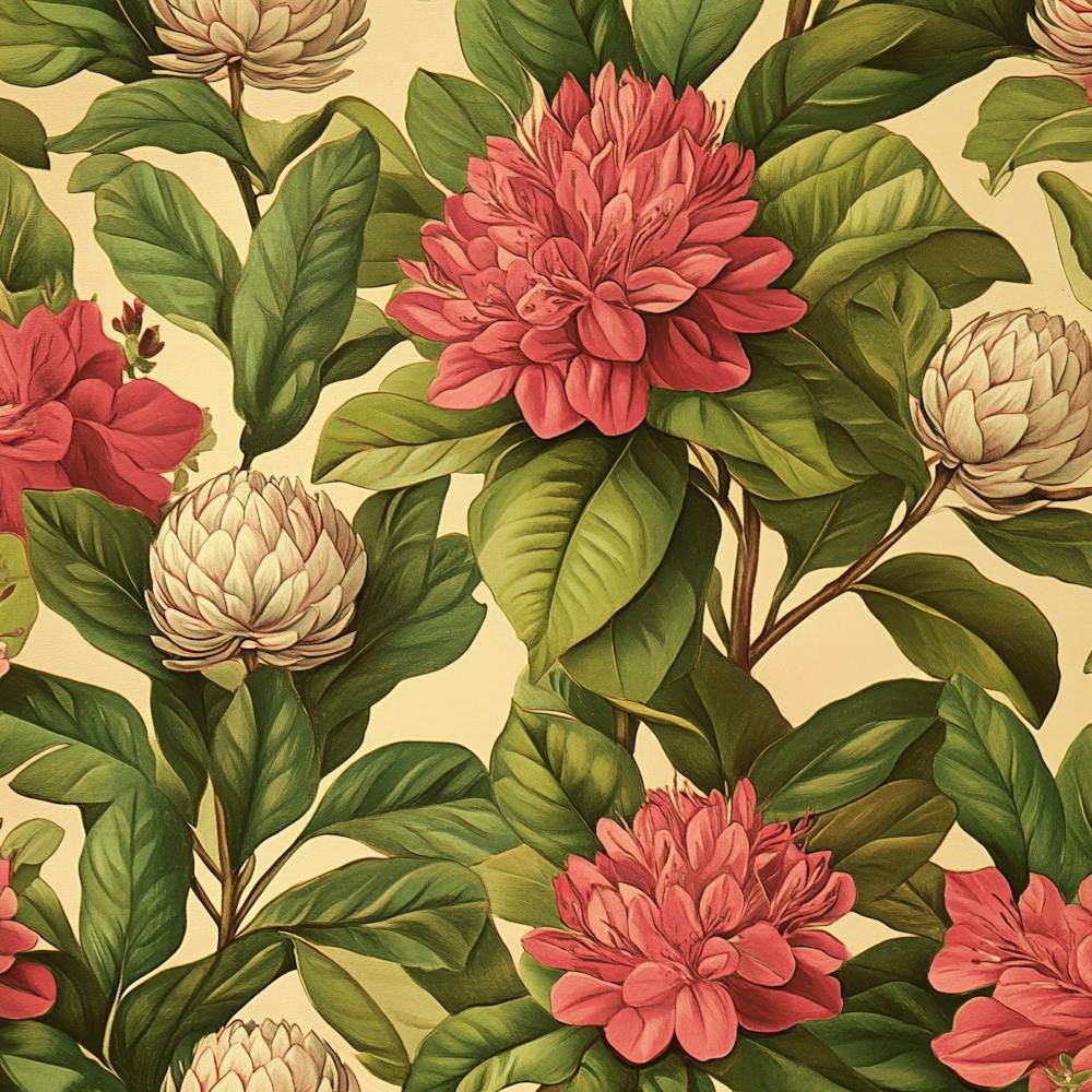 Seamless Floral Pattern Art