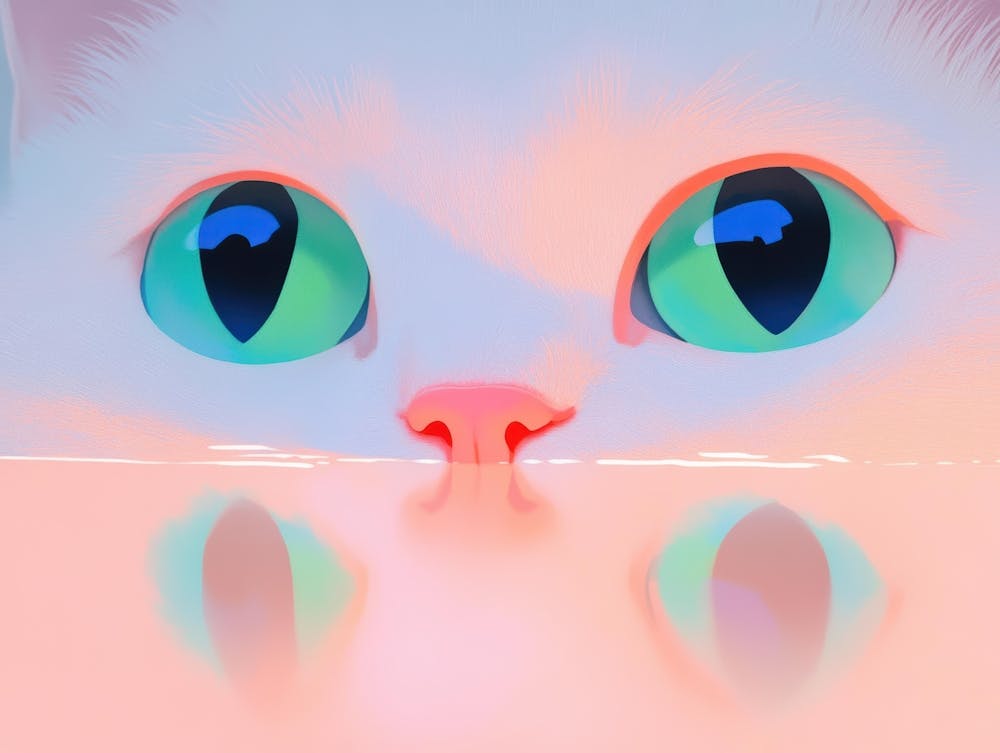 Cat With Blue Eyes 8