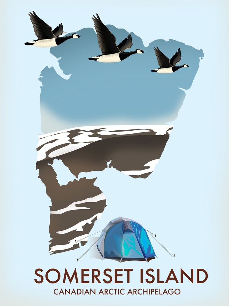 Somerset Island Kanada Karte