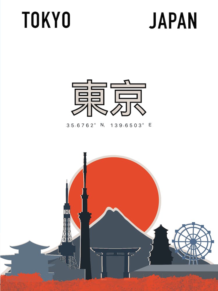 Tokyo Japan Print