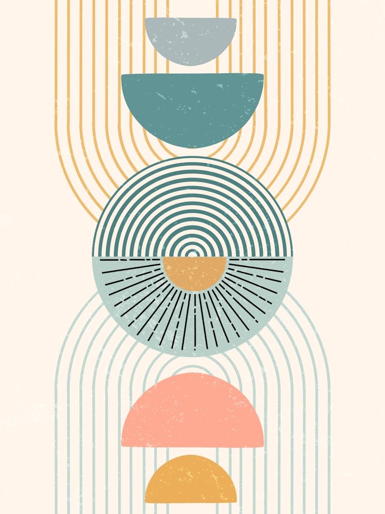 Geometric Abstract Painting