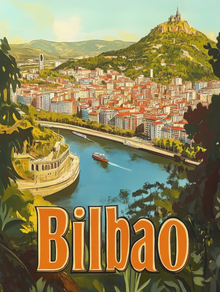 Aihrgdesign A Mid Century Modern Travel Poster For Bilbao Sho 0620ba26 46a9 4125 9557 A1e993d3c5a9 2