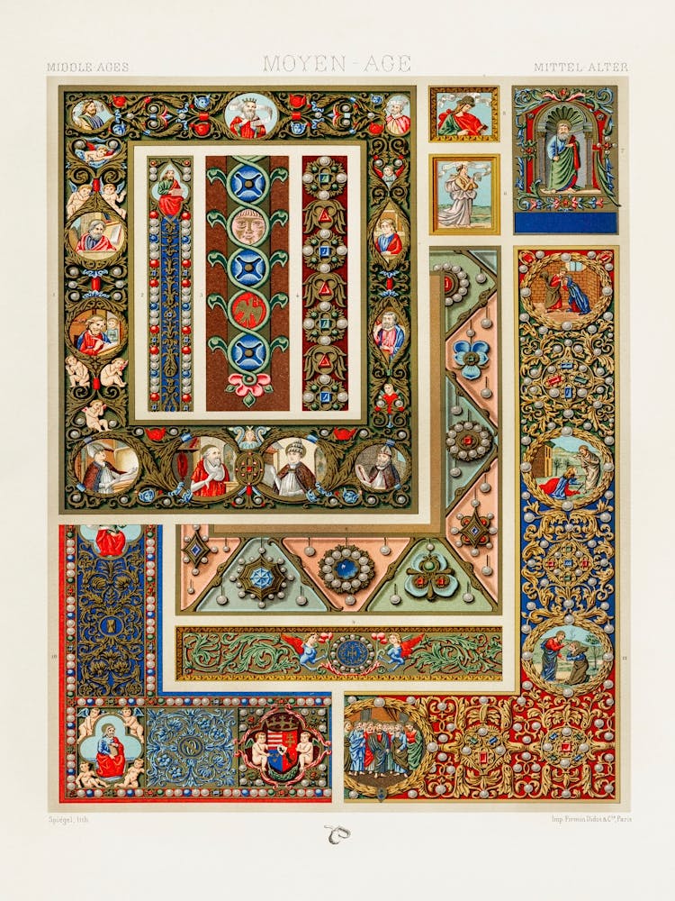 Middle Ages Pattern, Albert Racine 10
