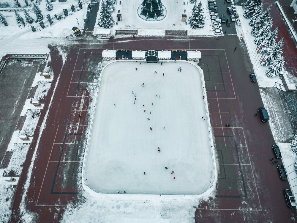 SAMARA POSTER, Samara Russia City Print - Ice skating rinks in Samara