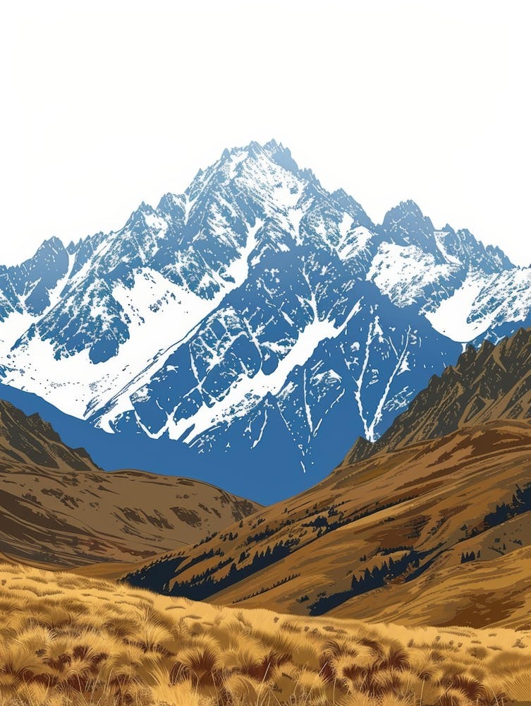 New Zealand Mountain Range