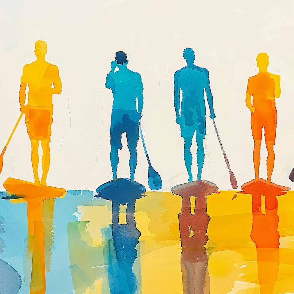 Stand Up Paddle Boarders