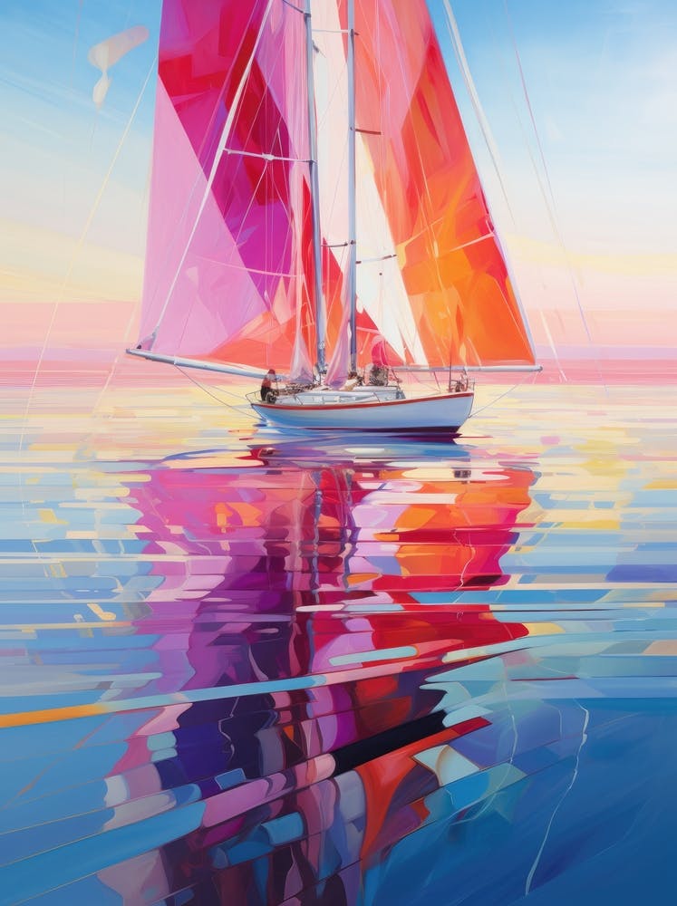 Sailboat At Sunset 18