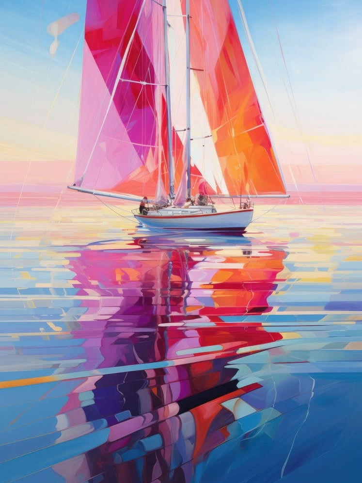 Sailboat At Sunset 18