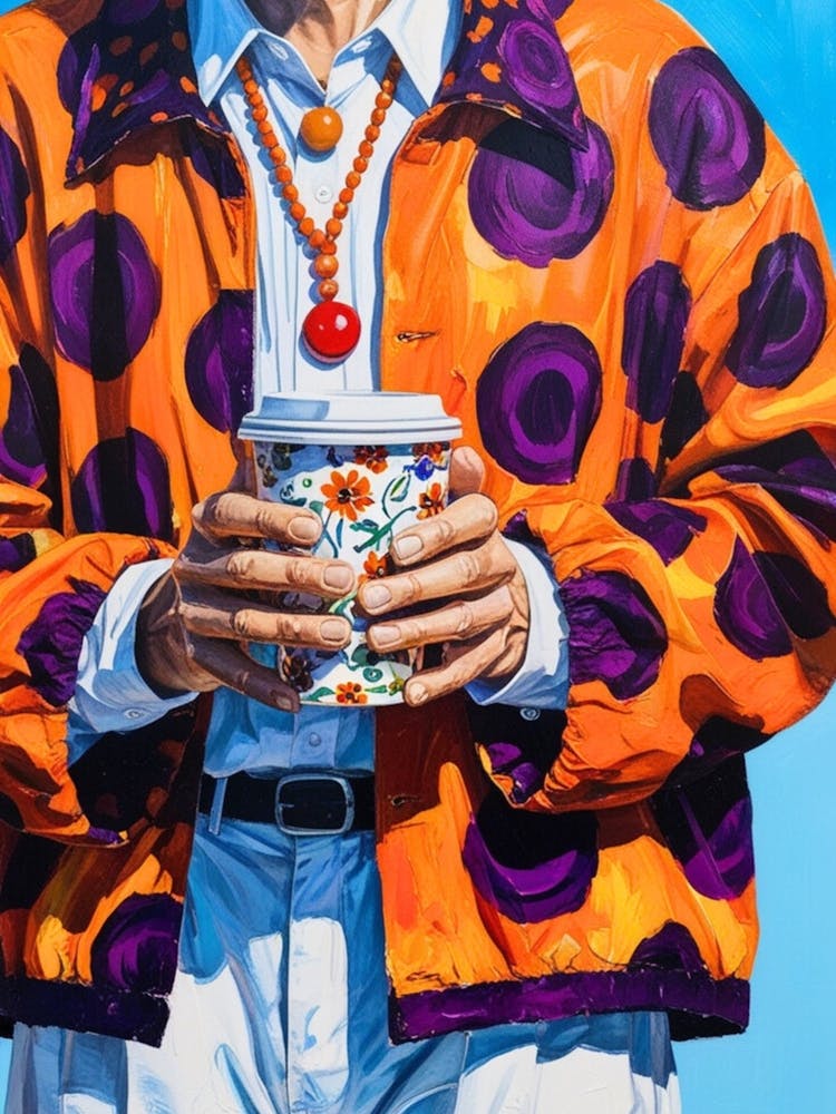 Man With A Cup Of Coffee