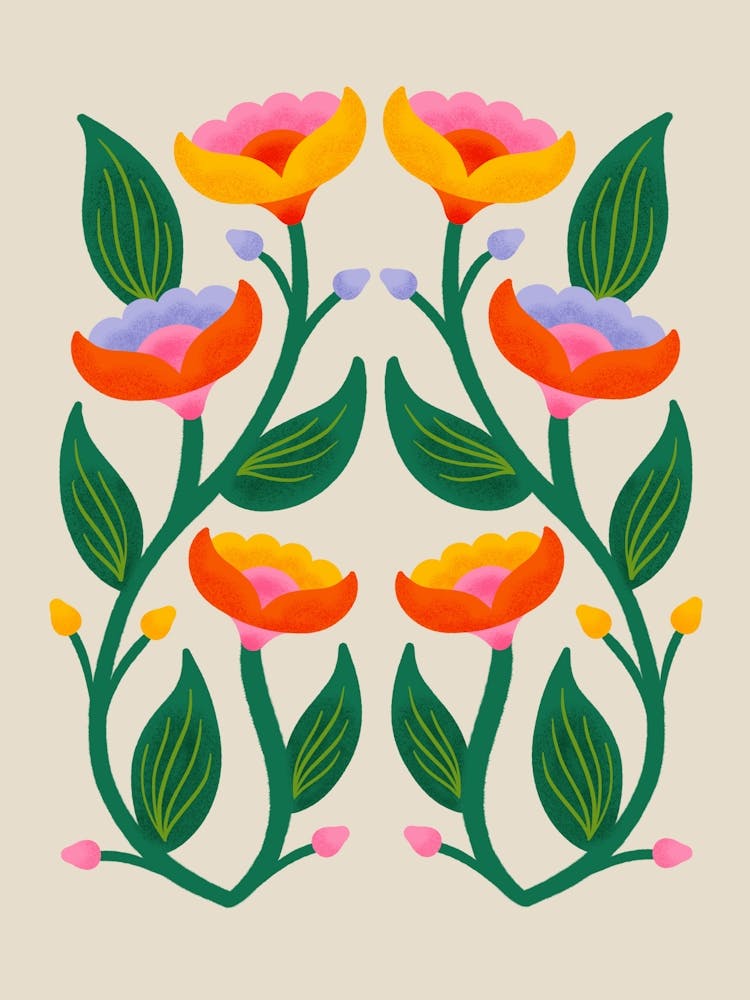 Symmetrical Flowers 2