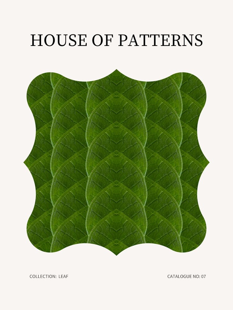 Leaf Pattern Poster 7