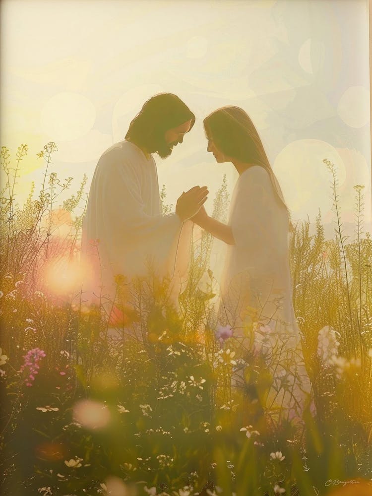 Call On Him Digital Download Jesus Embracing Woman Christian Art Bible Painting Wall Art Jesus Painting Divine Embrace