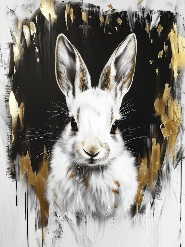 Rabbit In Gold