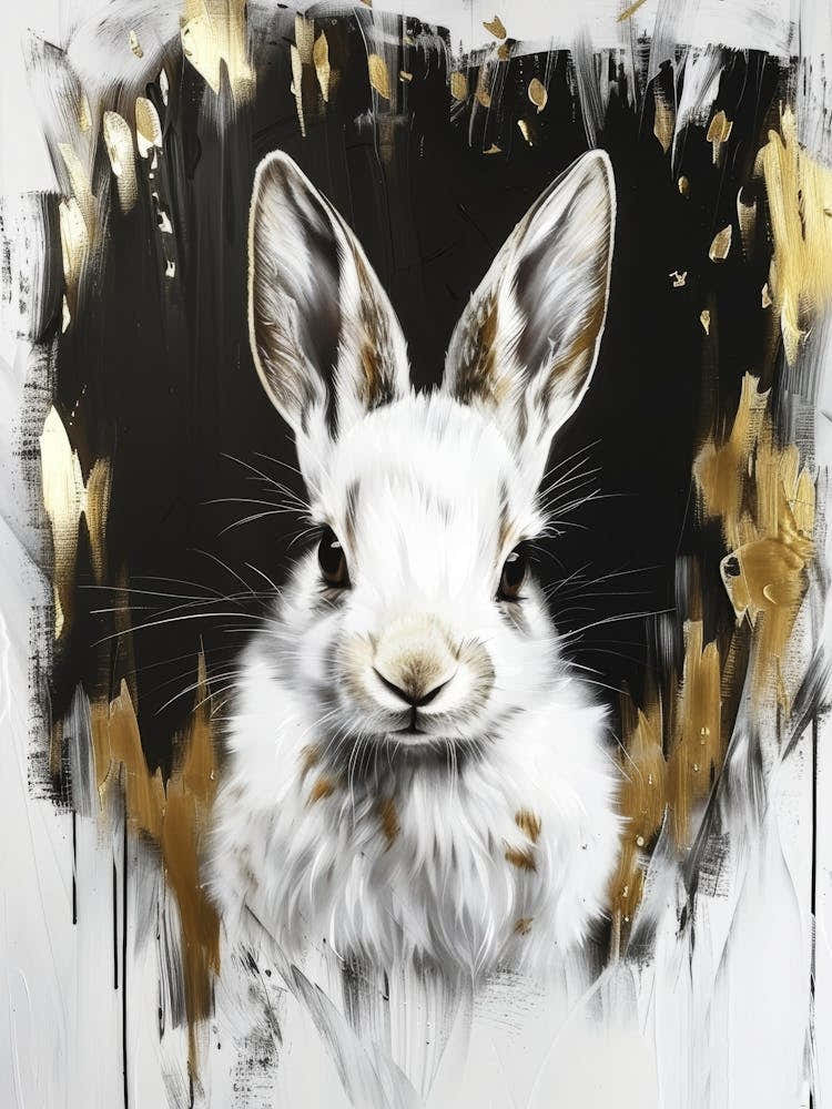 Rabbit In Gold