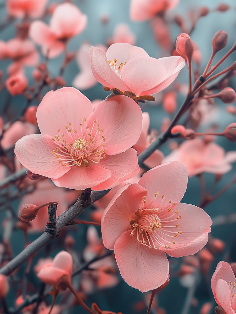 Pink Cherry Blossoms