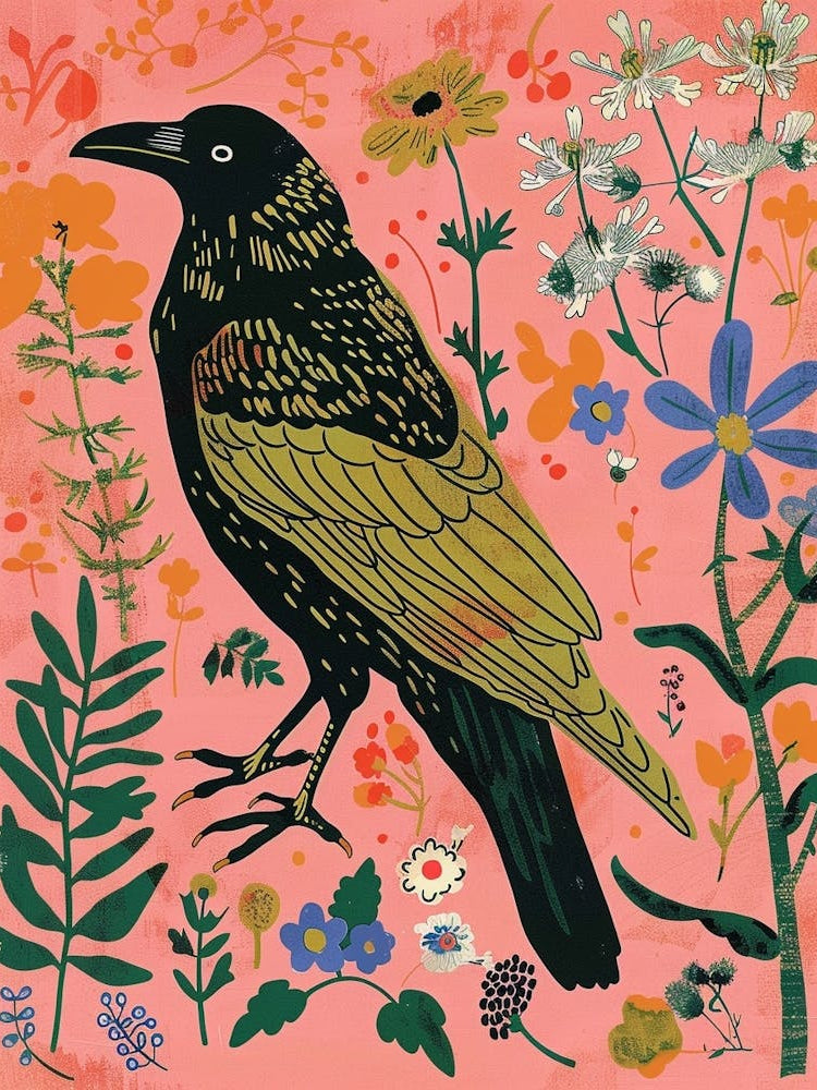 Spring Birds Raven 2