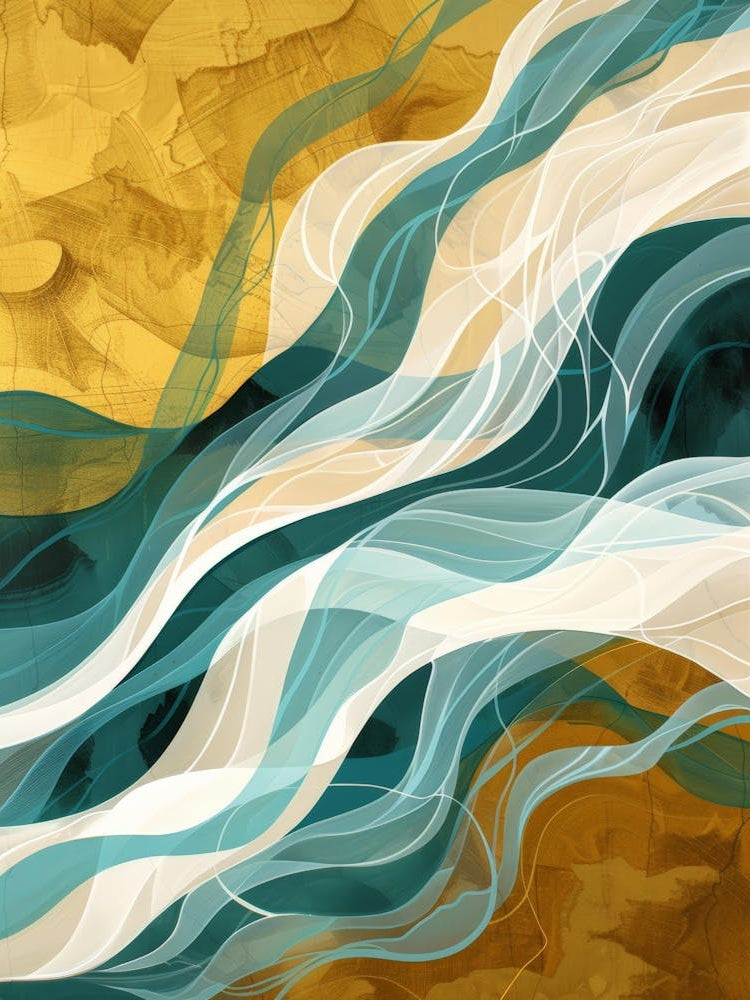 Abstract Wave Painting 6