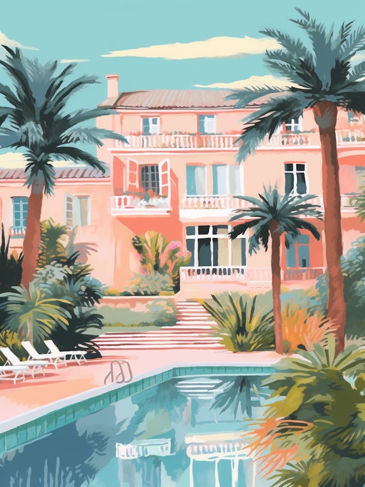 French Riviera Mansion With A Pool 1