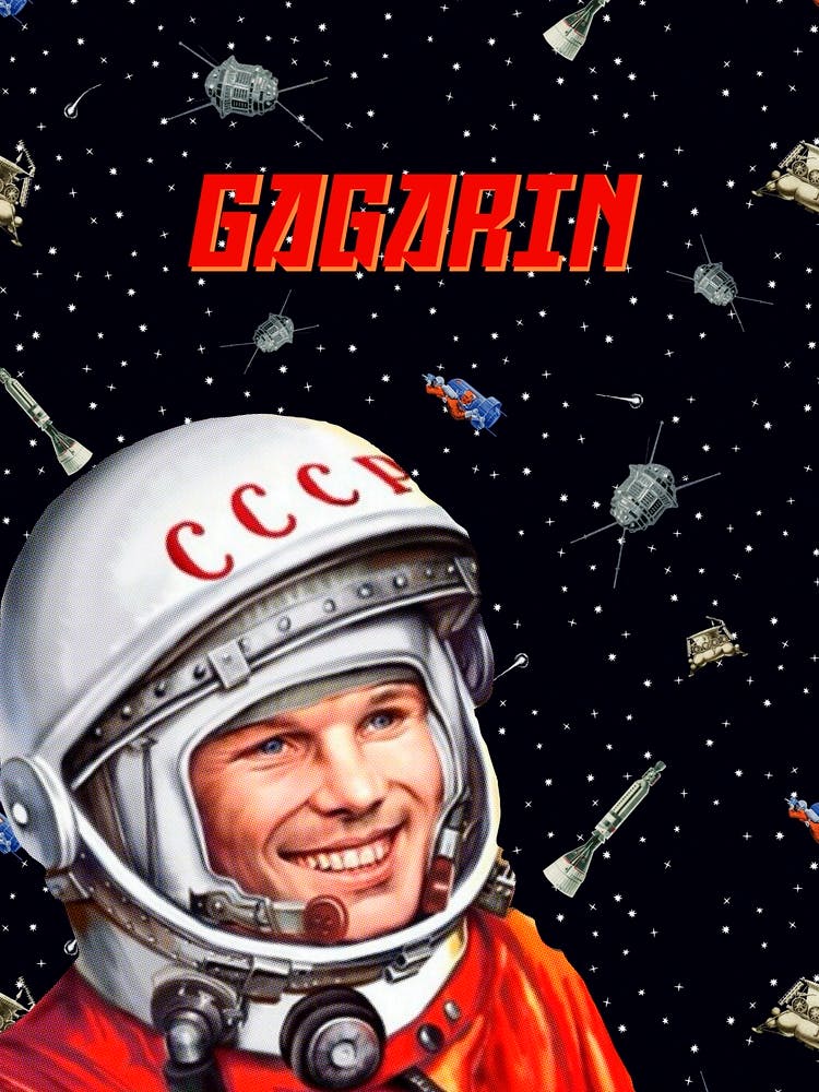 Gagarin — Soviet space art [Sovietwave]