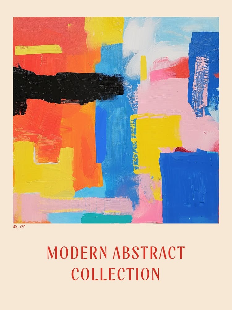Modern Abstract Collection Poster 7