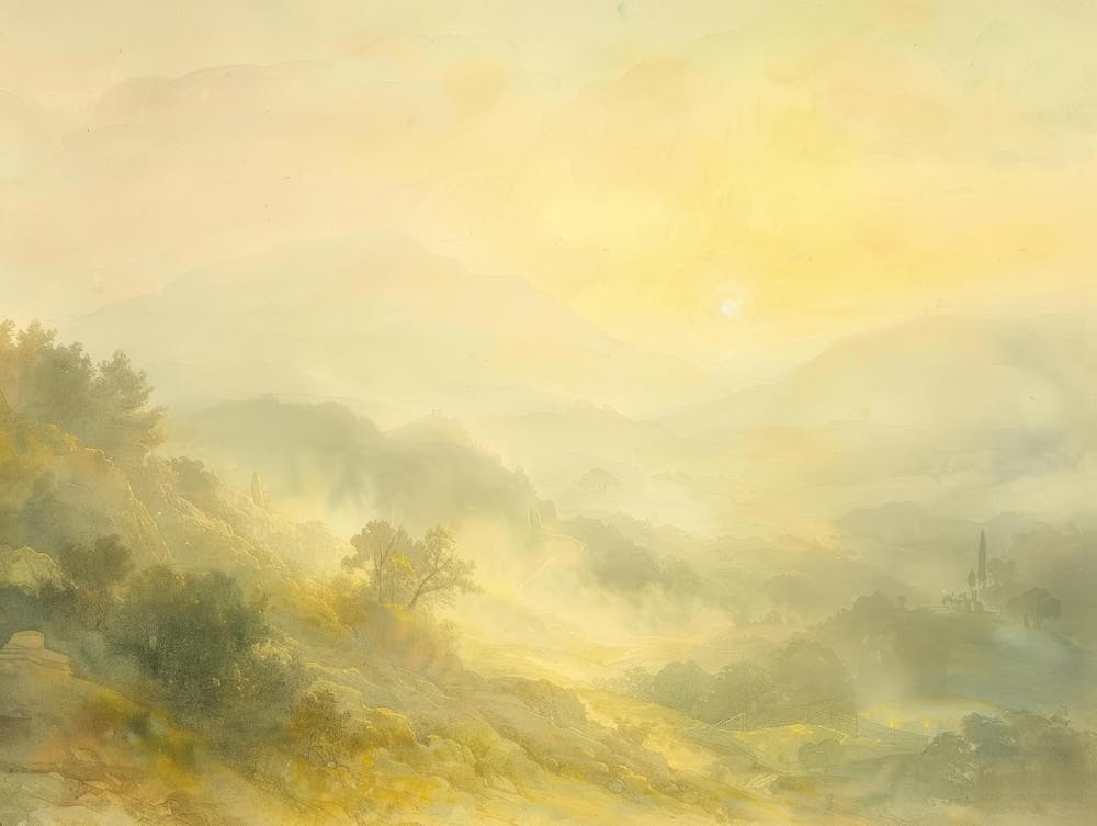 Sunrise Over The Valley