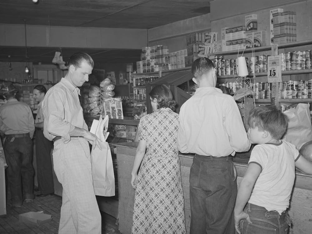 General Store, Mogollon, New Mexico By Russell Lee