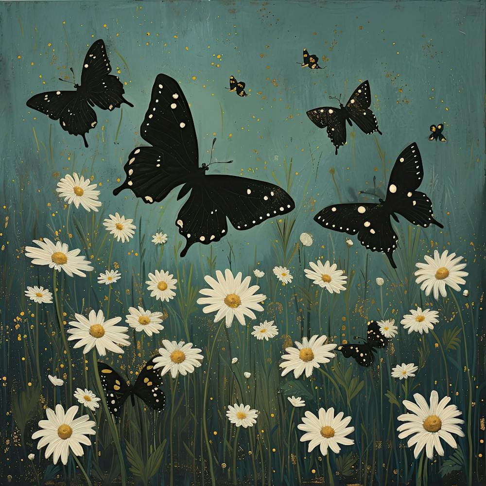 Butterflies Fairycore Painting 2