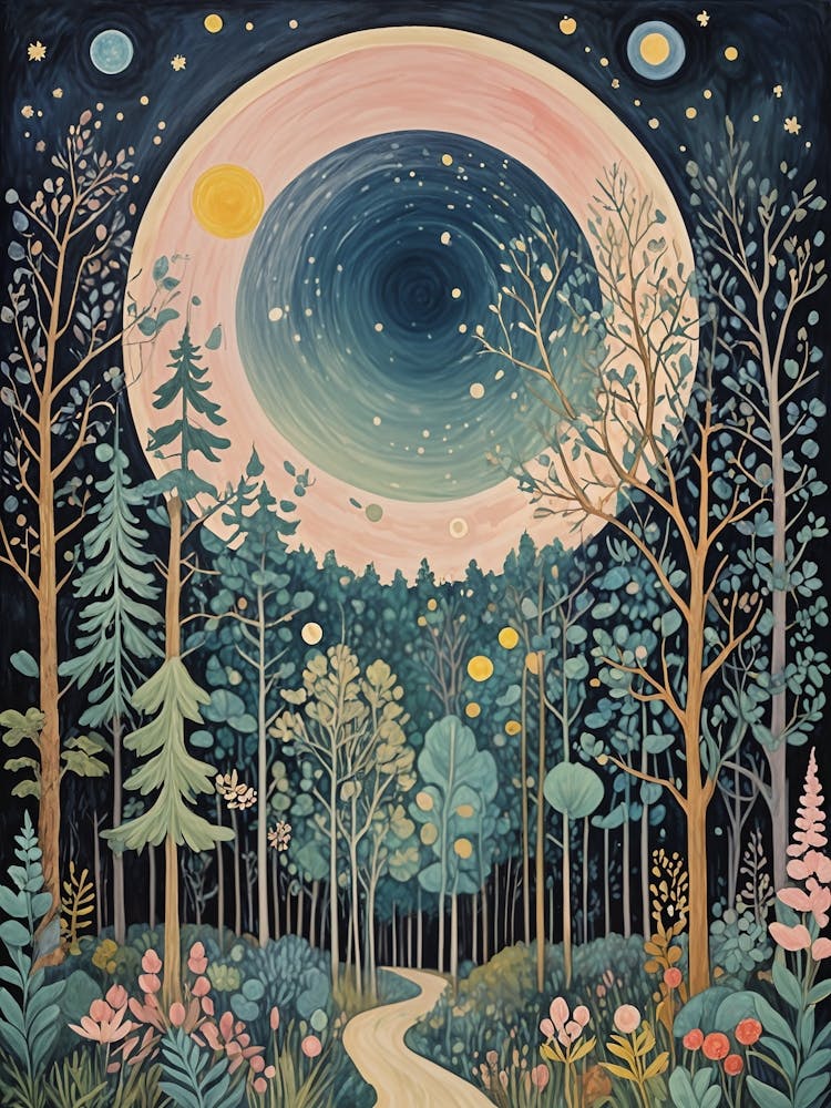 The Moon In The Forest