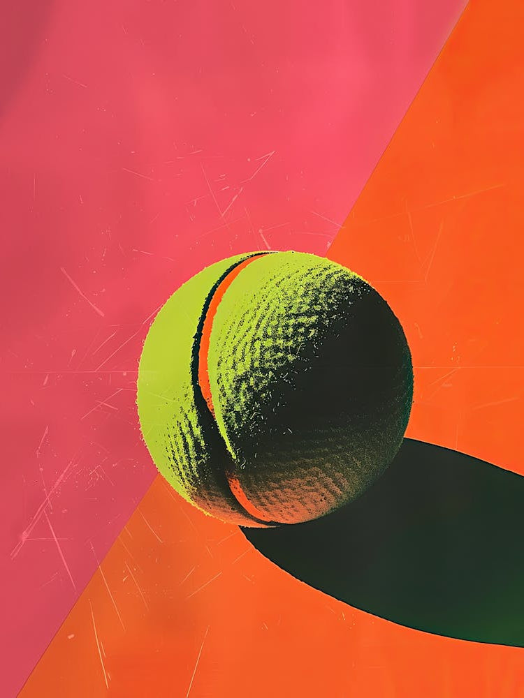 Tennis Ball Canvas Art