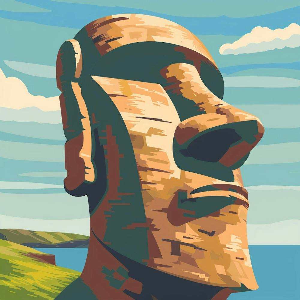 Moai-Kopf 3