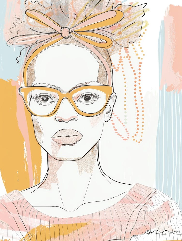 Mädchen mit Brille 8